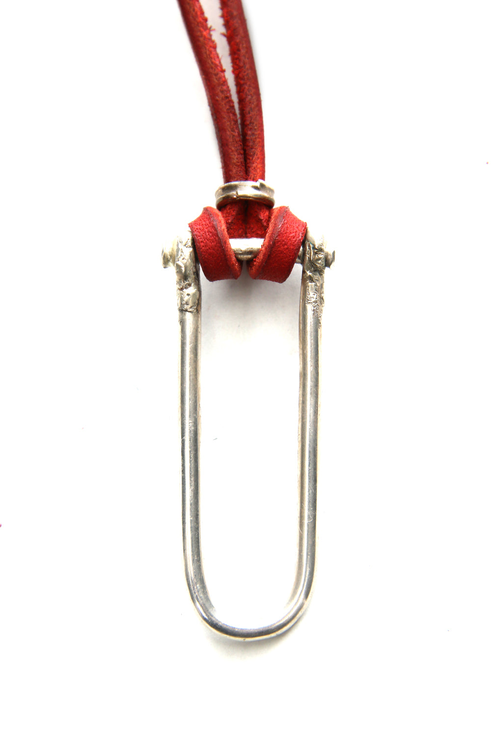 Spectacle holder necklace - io-03-084 Red