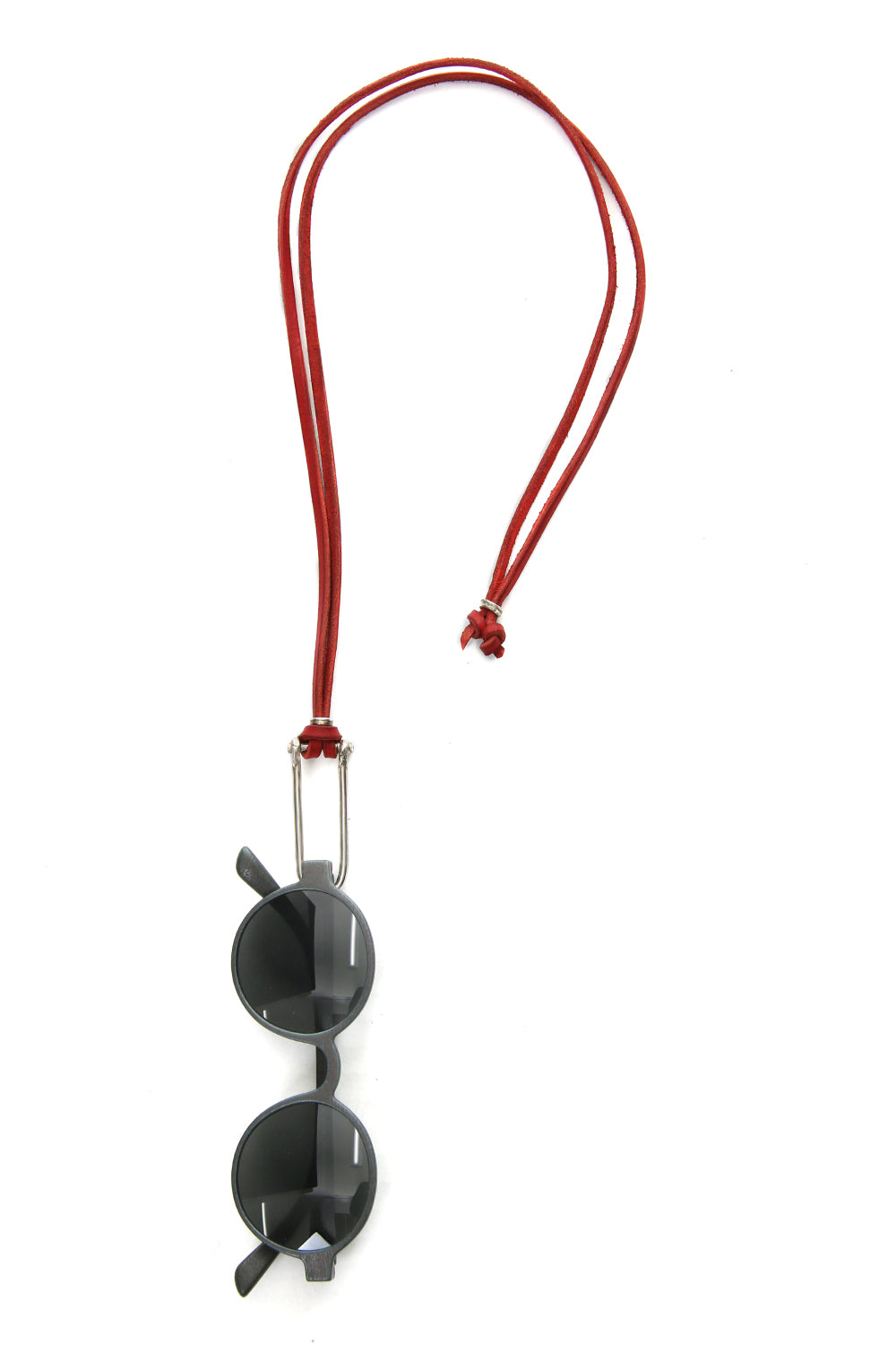 Spectacle holder necklace - io-03-084 Red