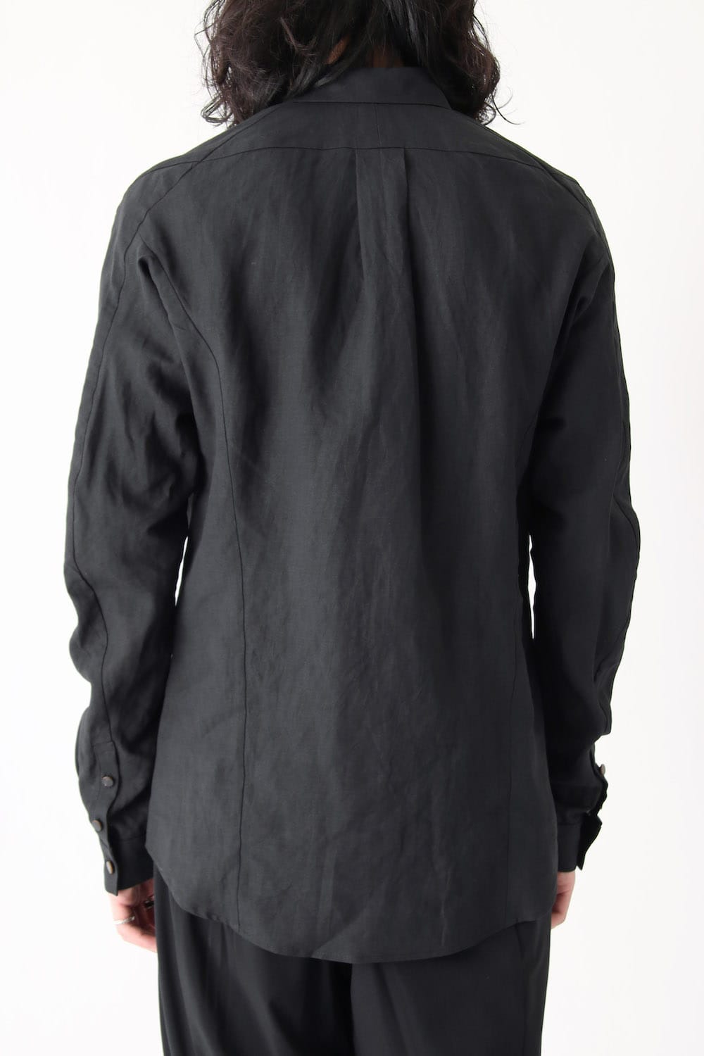 Shirt Washi Washer Finish Black