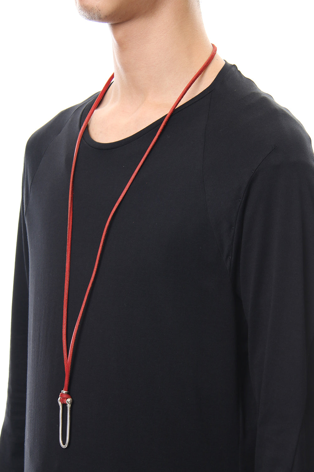 Spectacle holder necklace - io-03-084 Red