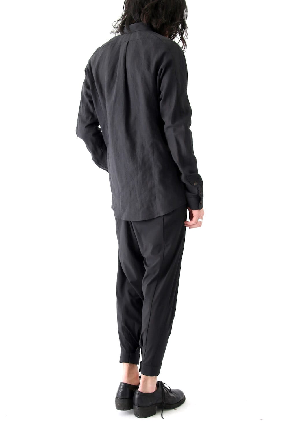 Shirt Washi Washer Finish Black