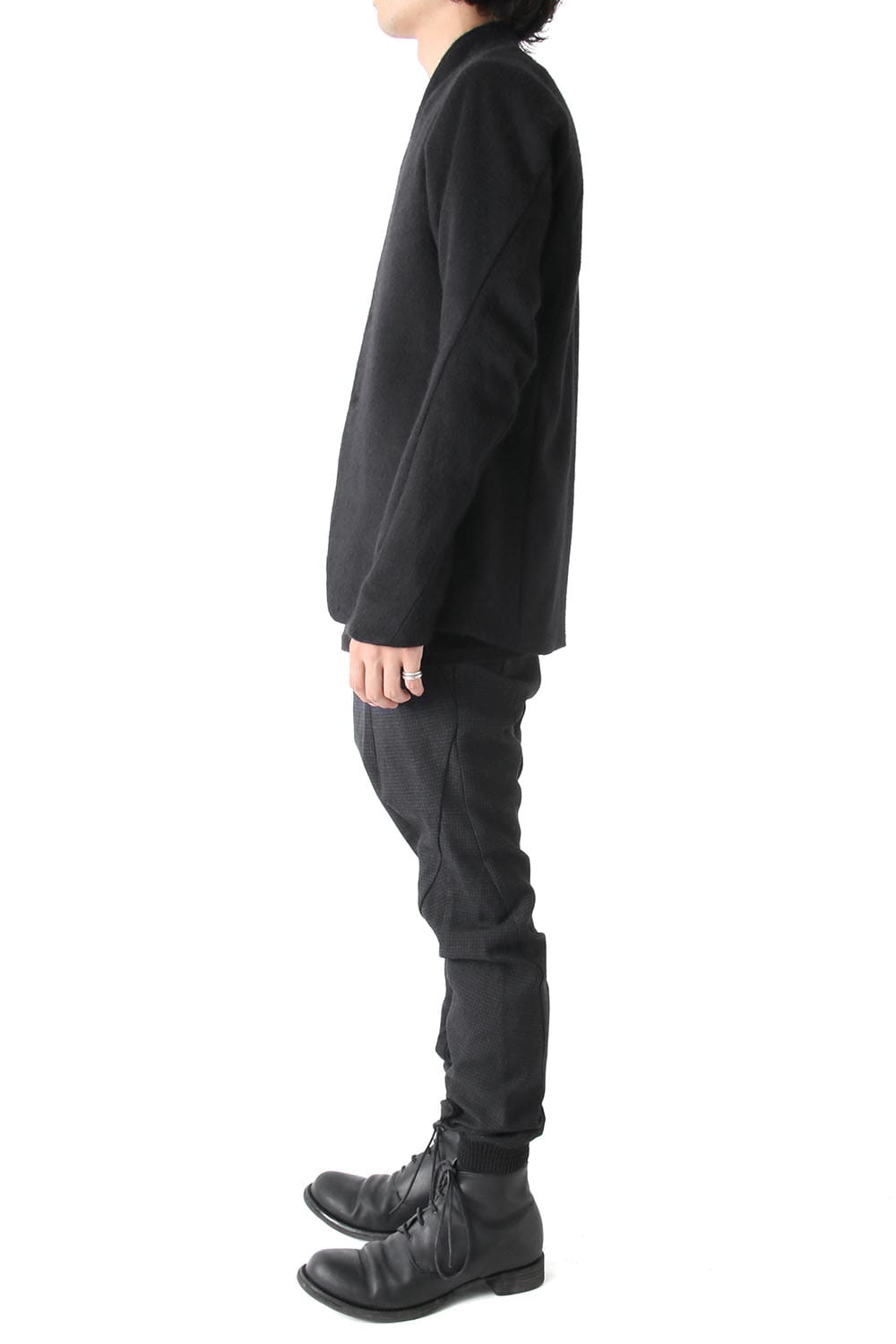 Easy Pants Wool Hight twist Hound's Tooth (FASCINATE Limited)