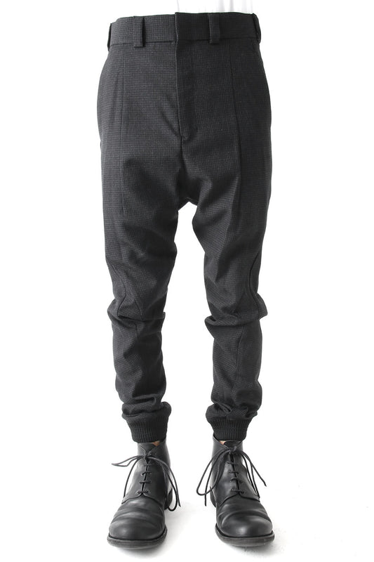 Easy Pants Wool Hight twist Hound's Tooth (FASCINATE Limited)