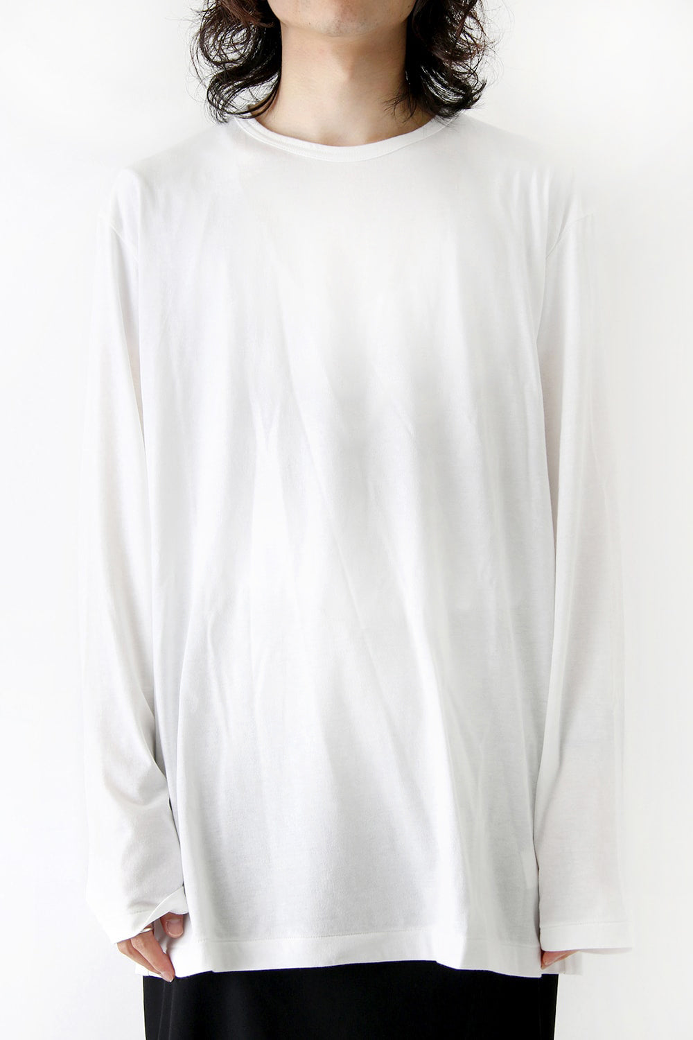 Shankar Cotton Jersey L/S T-shirt Off White