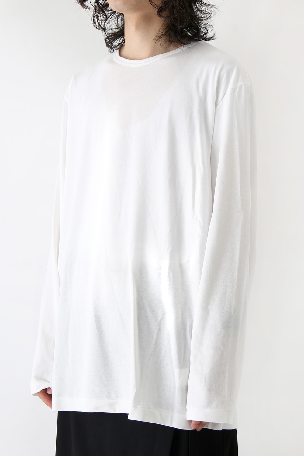 Shankar Cotton Jersey L/S T-shirt Off White