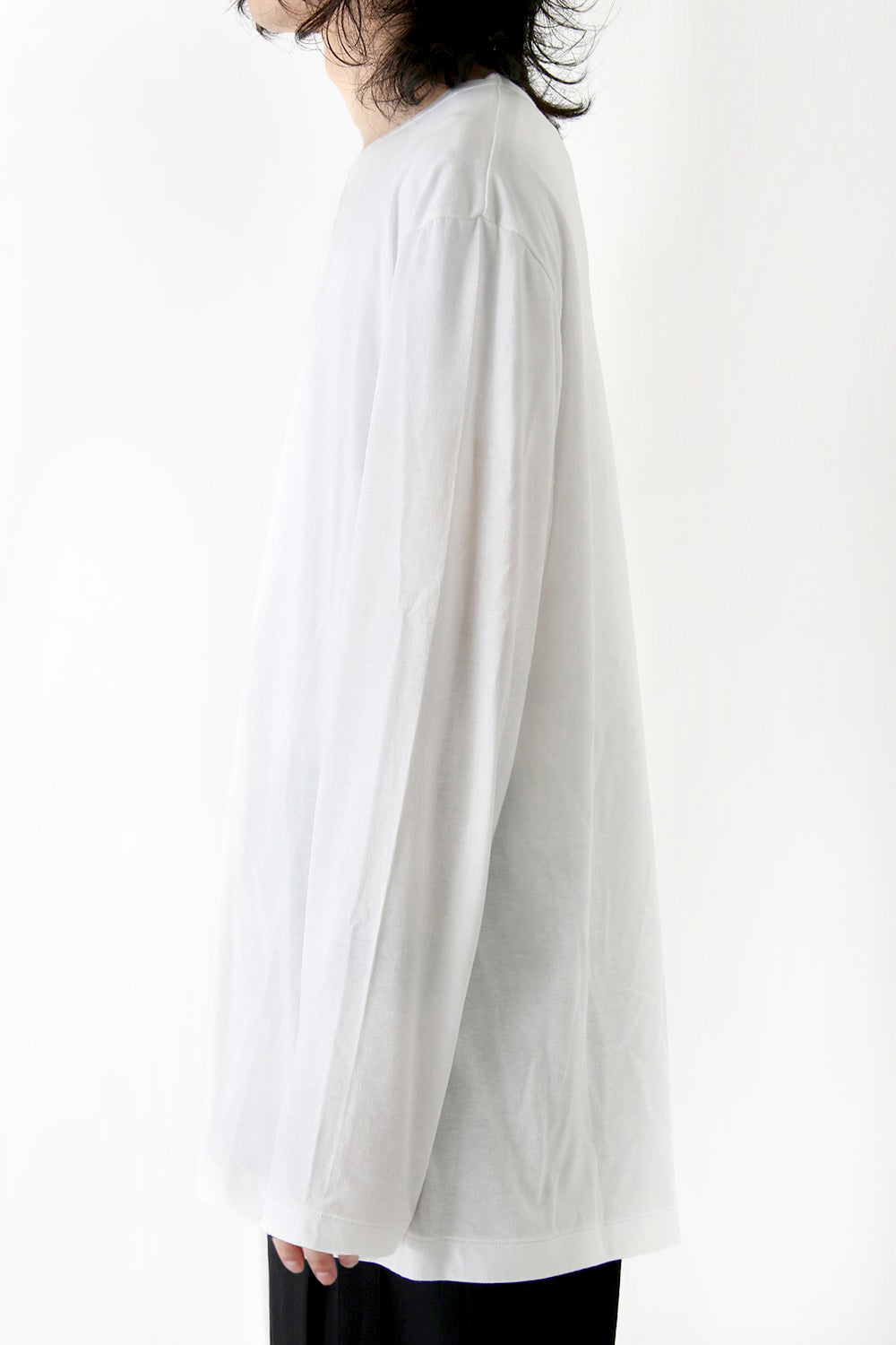 Shankar Cotton Jersey L/S T-shirt Off White