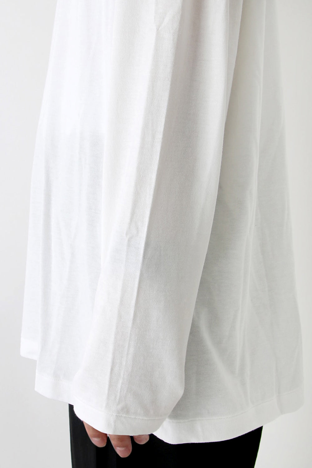 Shankar Cotton Jersey L/S T-shirt Off White