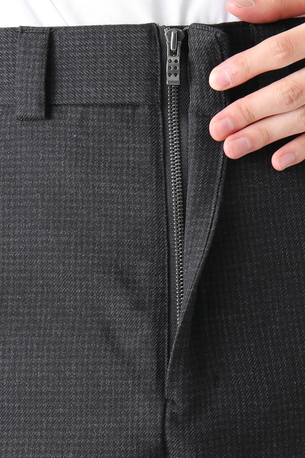 Easy Pants Wool Hight twist Hound's Tooth (FASCINATE Limited)