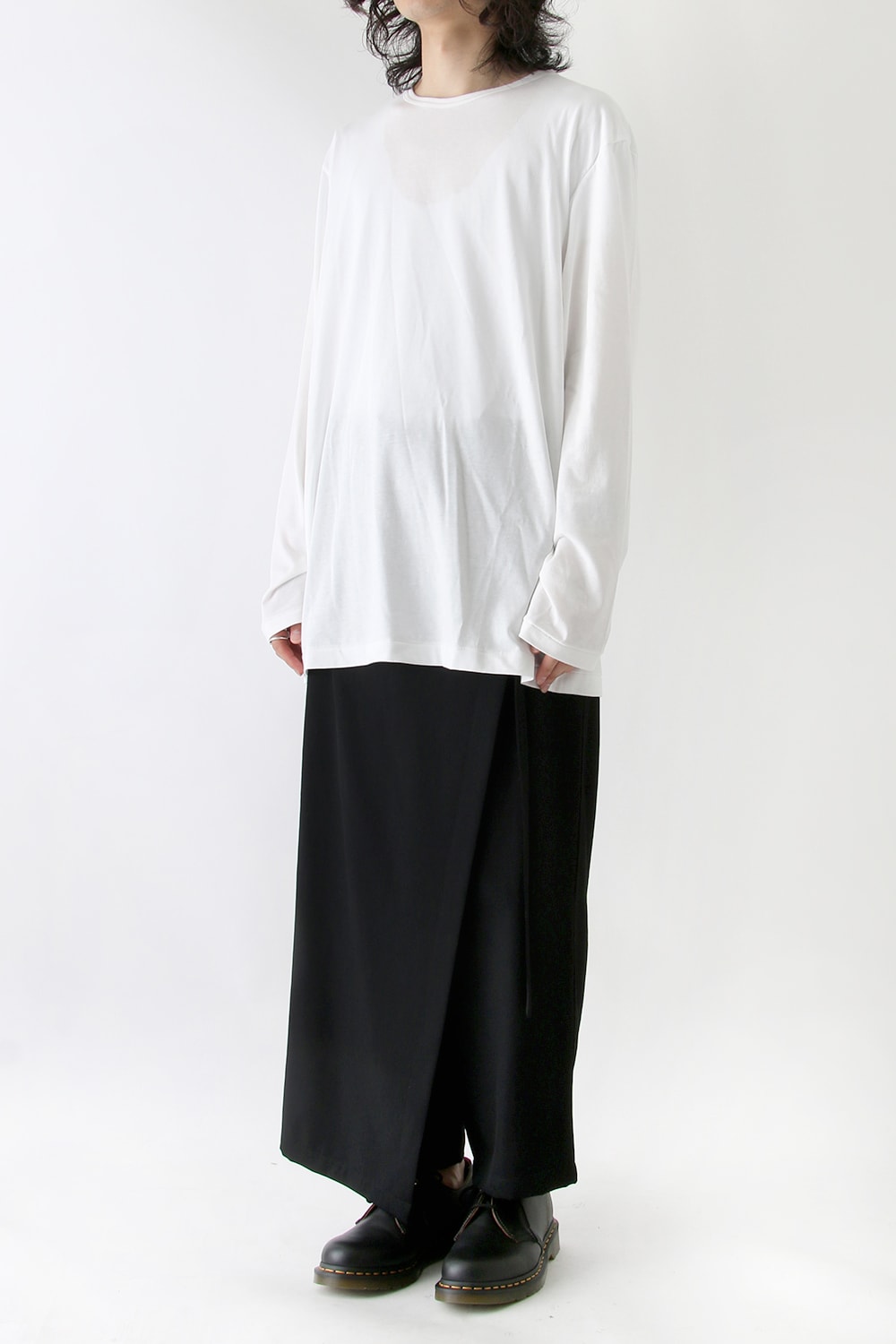 Wrinkle Gabardine Wrapped Pants