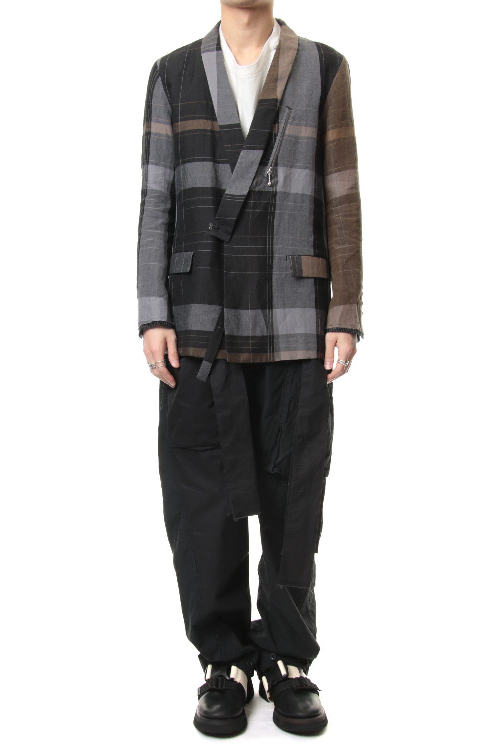 Product dyeing One shoulder overalls