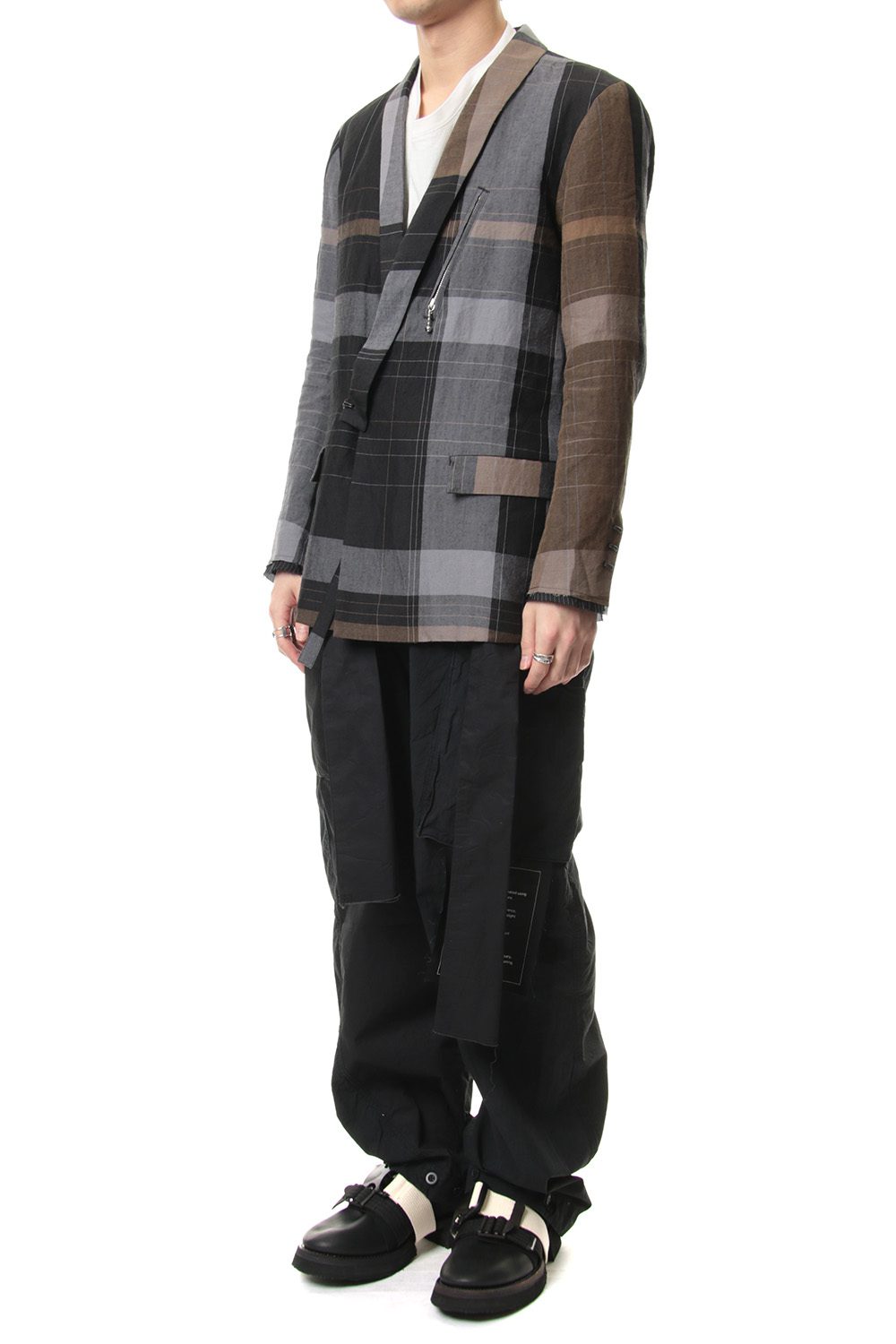 Product dyeing One shoulder overalls