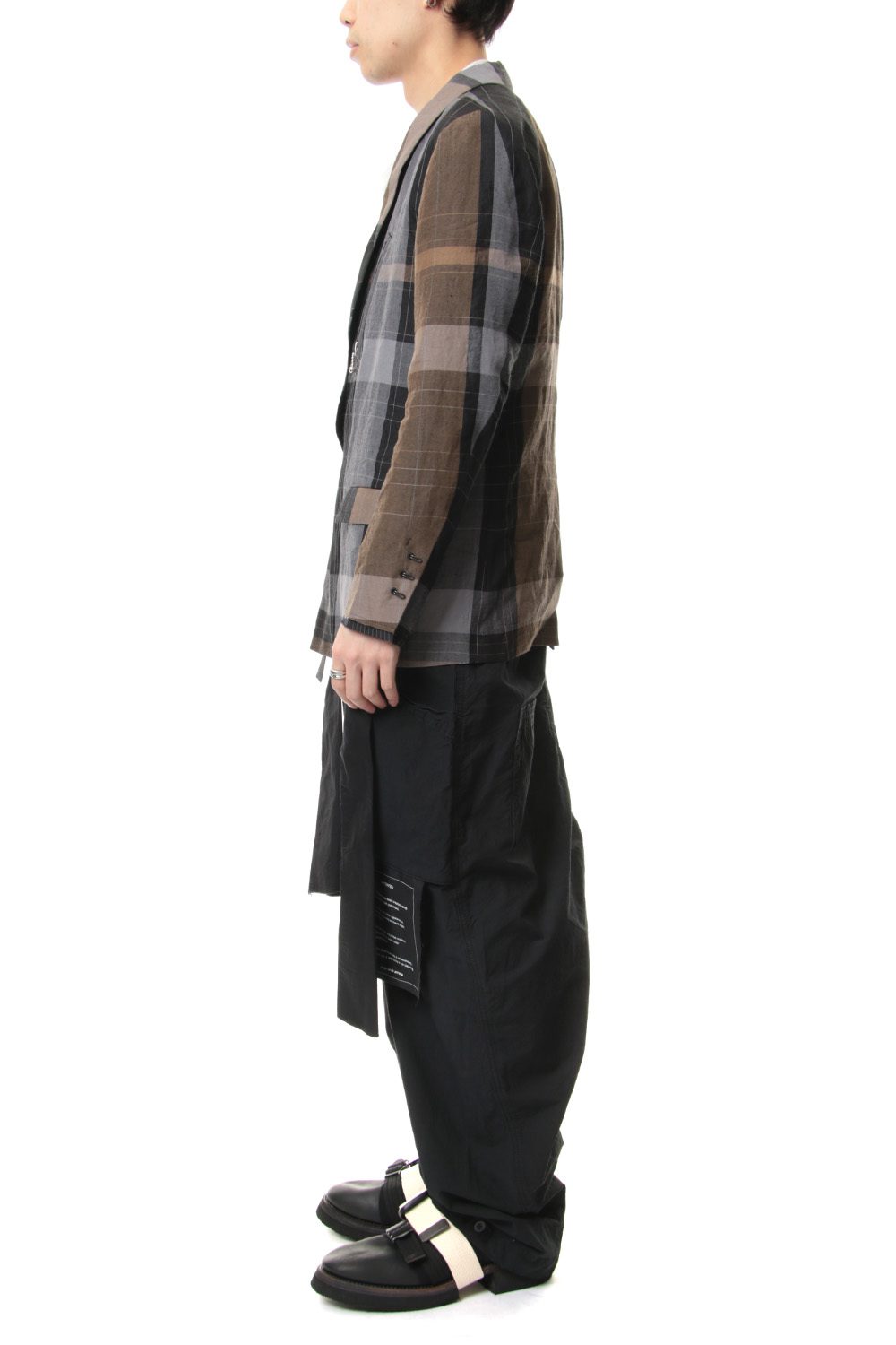 Product dyeing One shoulder overalls