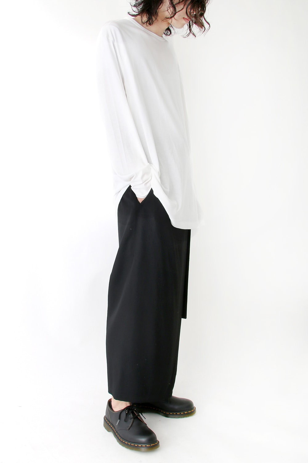 Wrinkle Gabardine Wrapped Pants