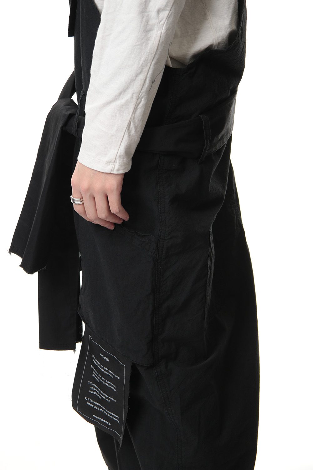 Product dyeing One shoulder overalls