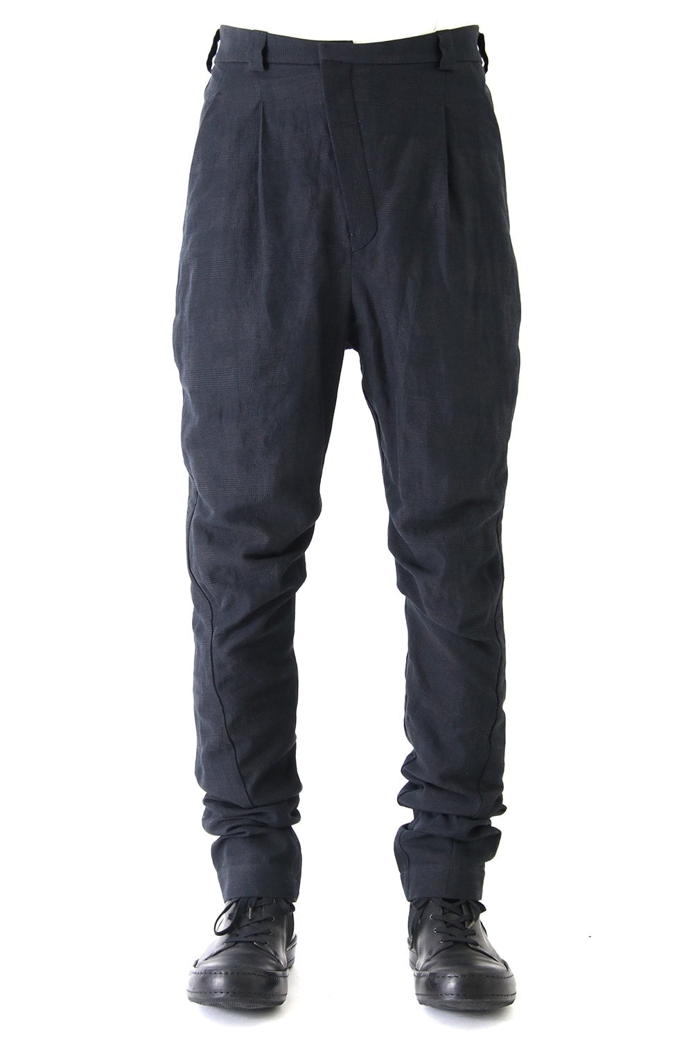 Jodhpurs Pants Cotton Linen Check