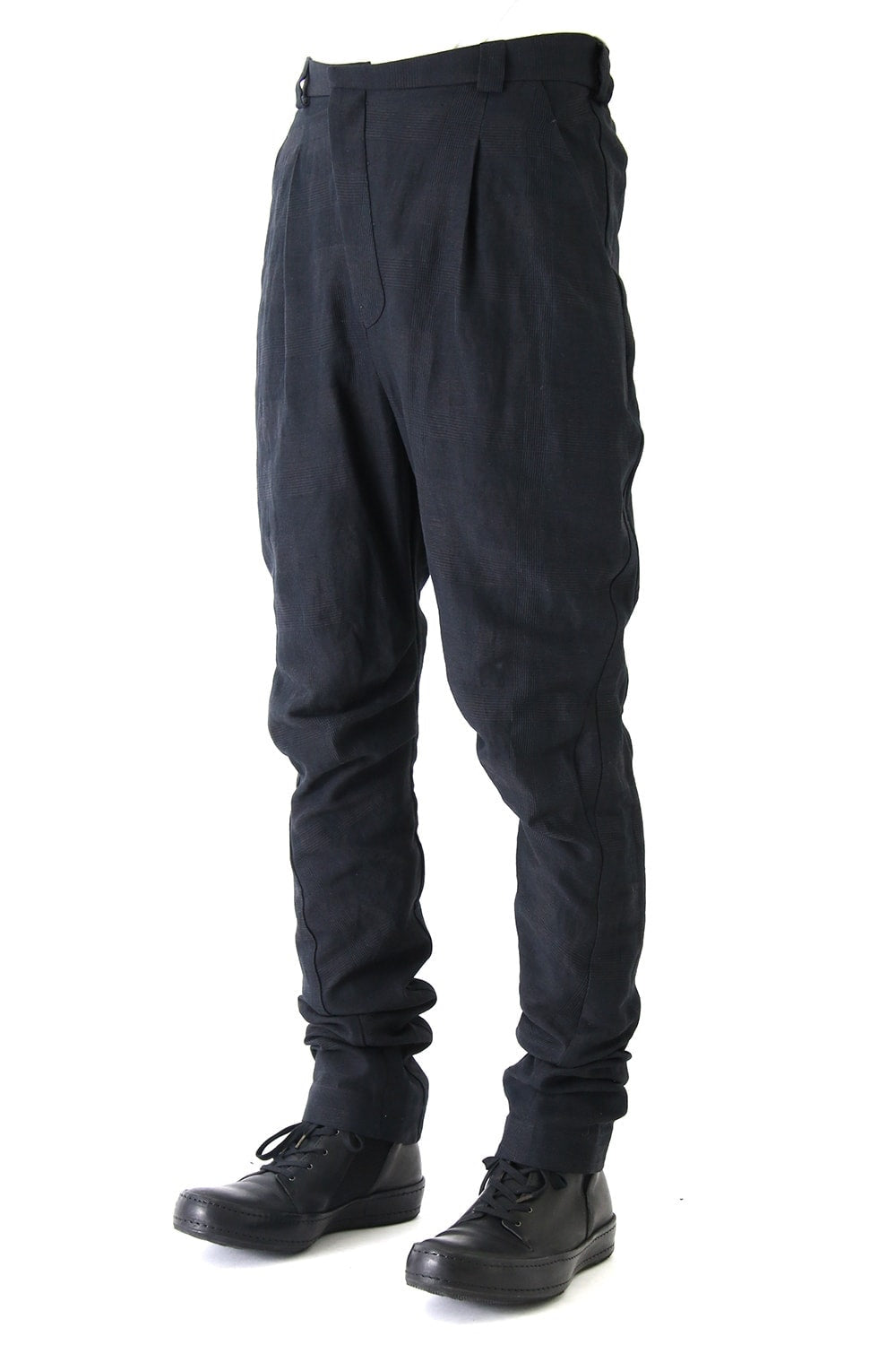 Jodhpurs Pants Cotton Linen Check