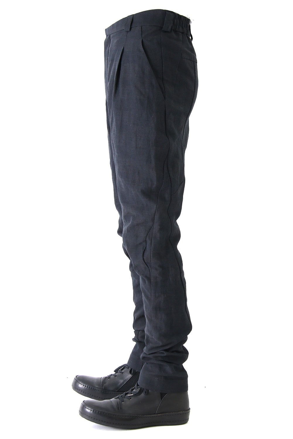 Jodhpurs Pants Cotton Linen Check