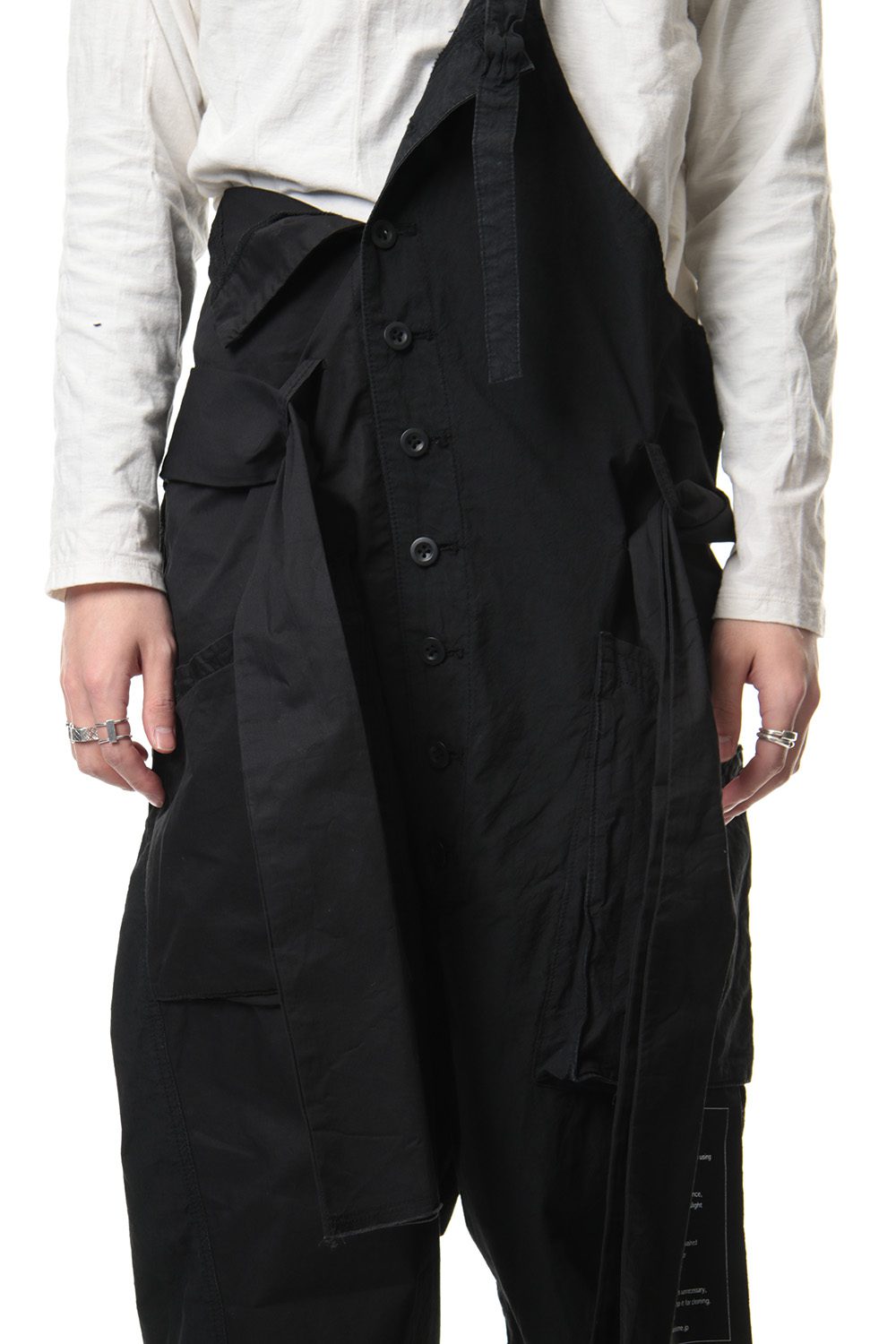 Product dyeing One shoulder overalls