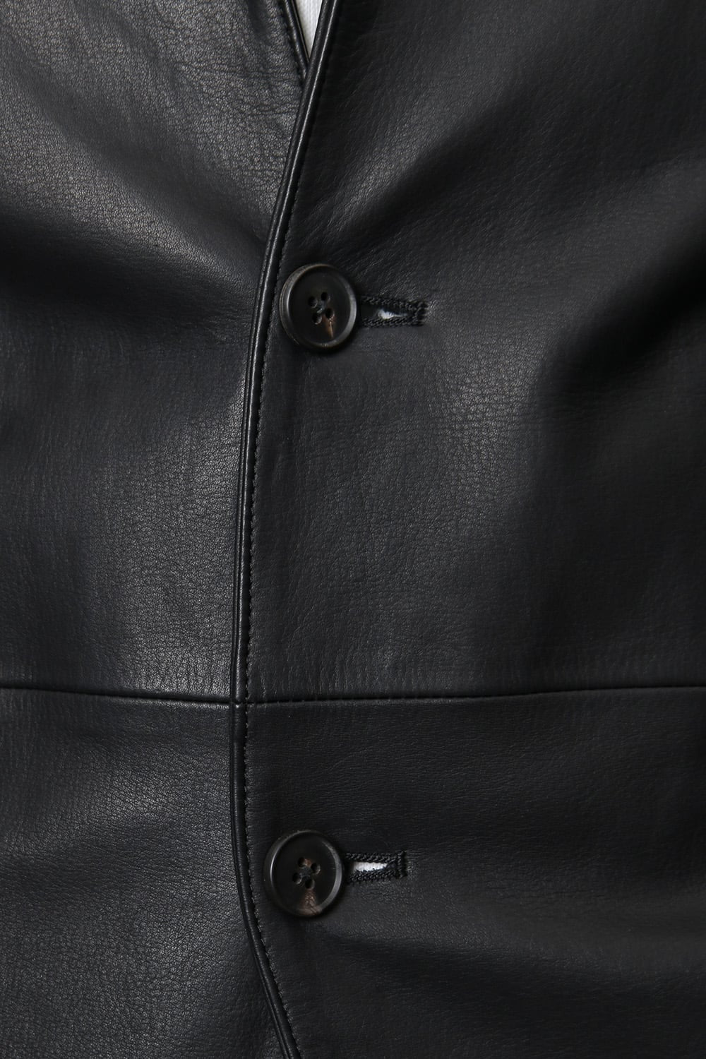 Cow Hide Draping Leather jacket RB-029 Black