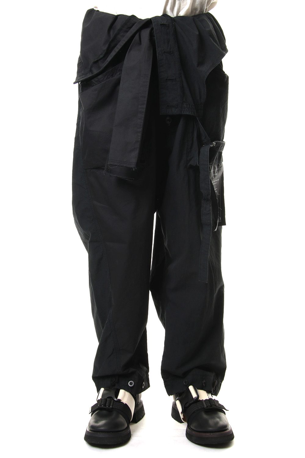 Product dyeing One shoulder overalls