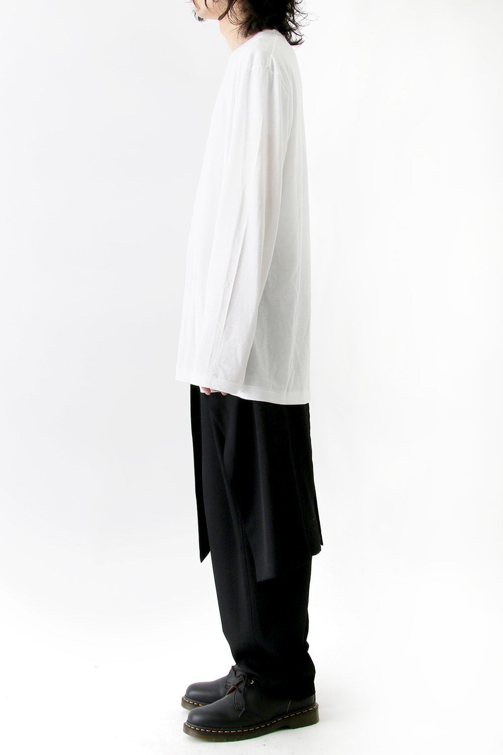 Wrinkle Garbardine Removable Skirt Pants