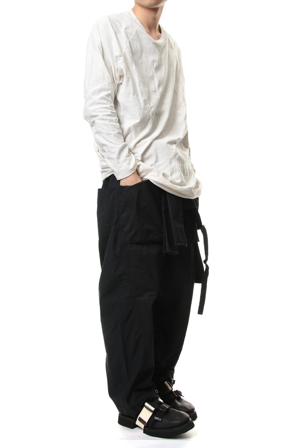 Product dyeing One shoulder overalls