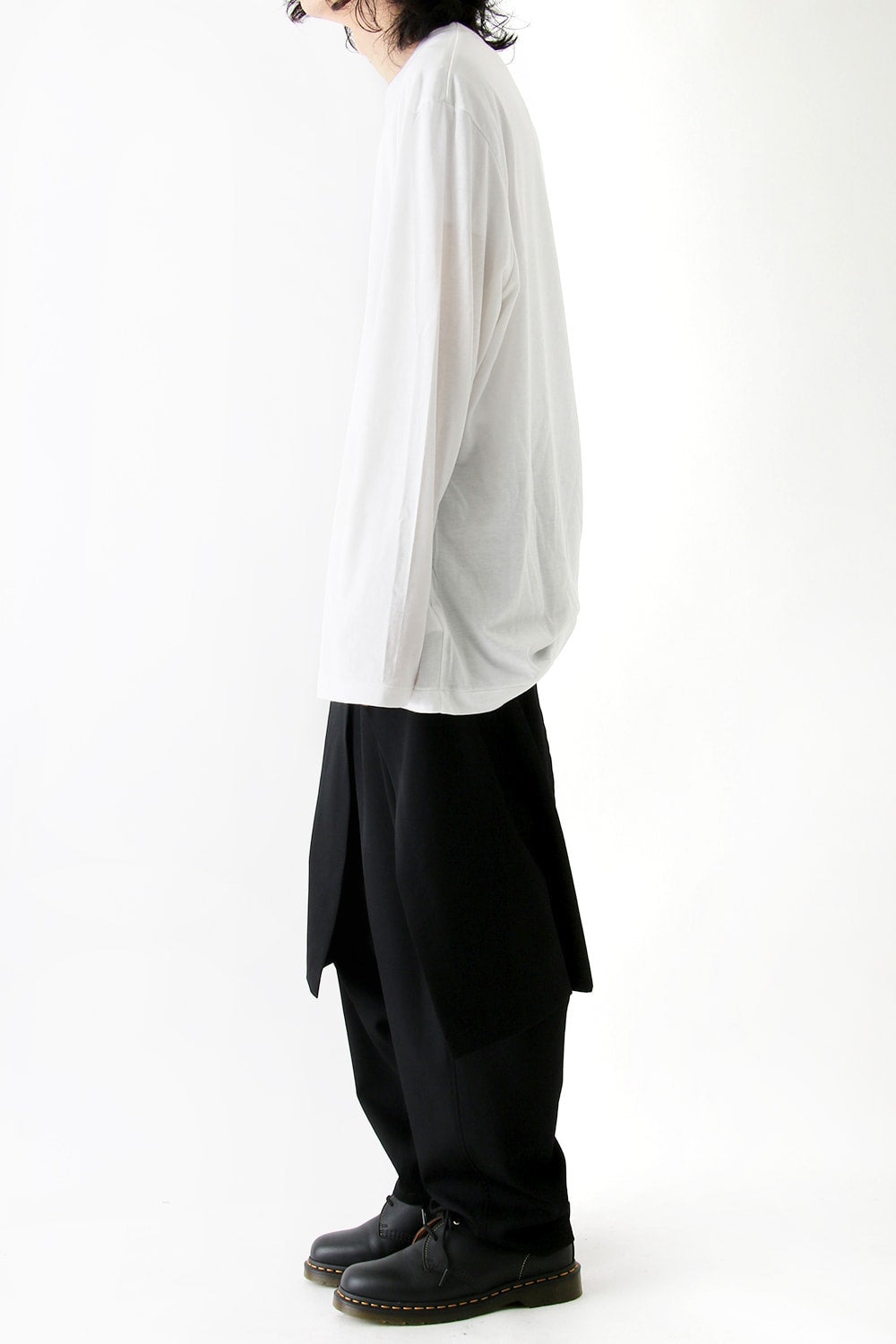 Wrinkle Garbardine Removable Skirt Pants