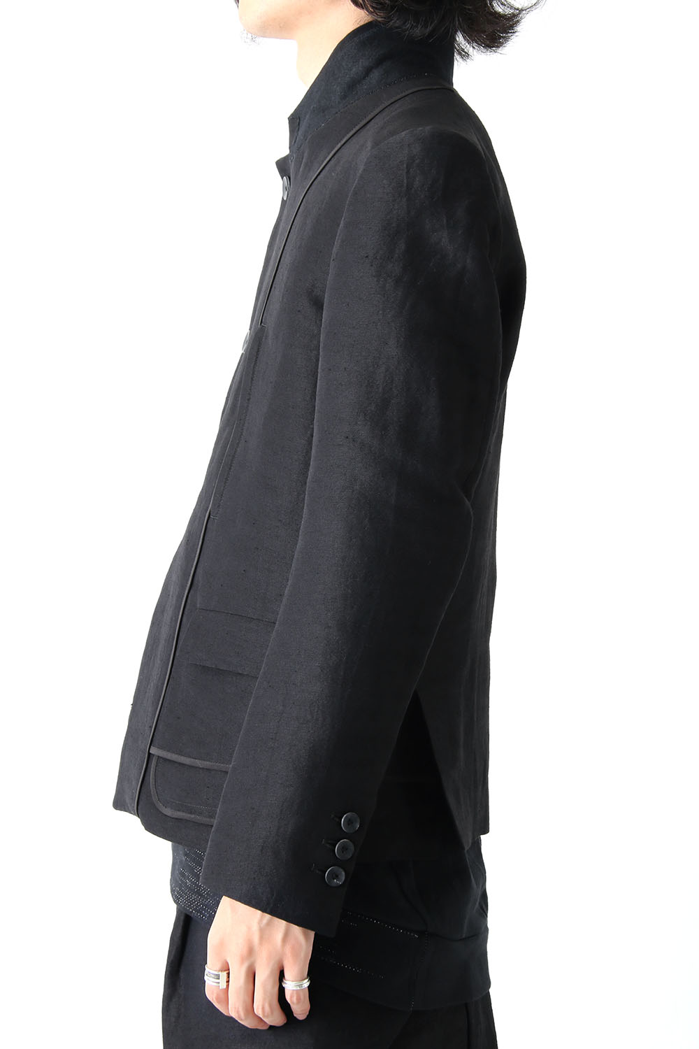 Linen Nylon Gabadine Jacket