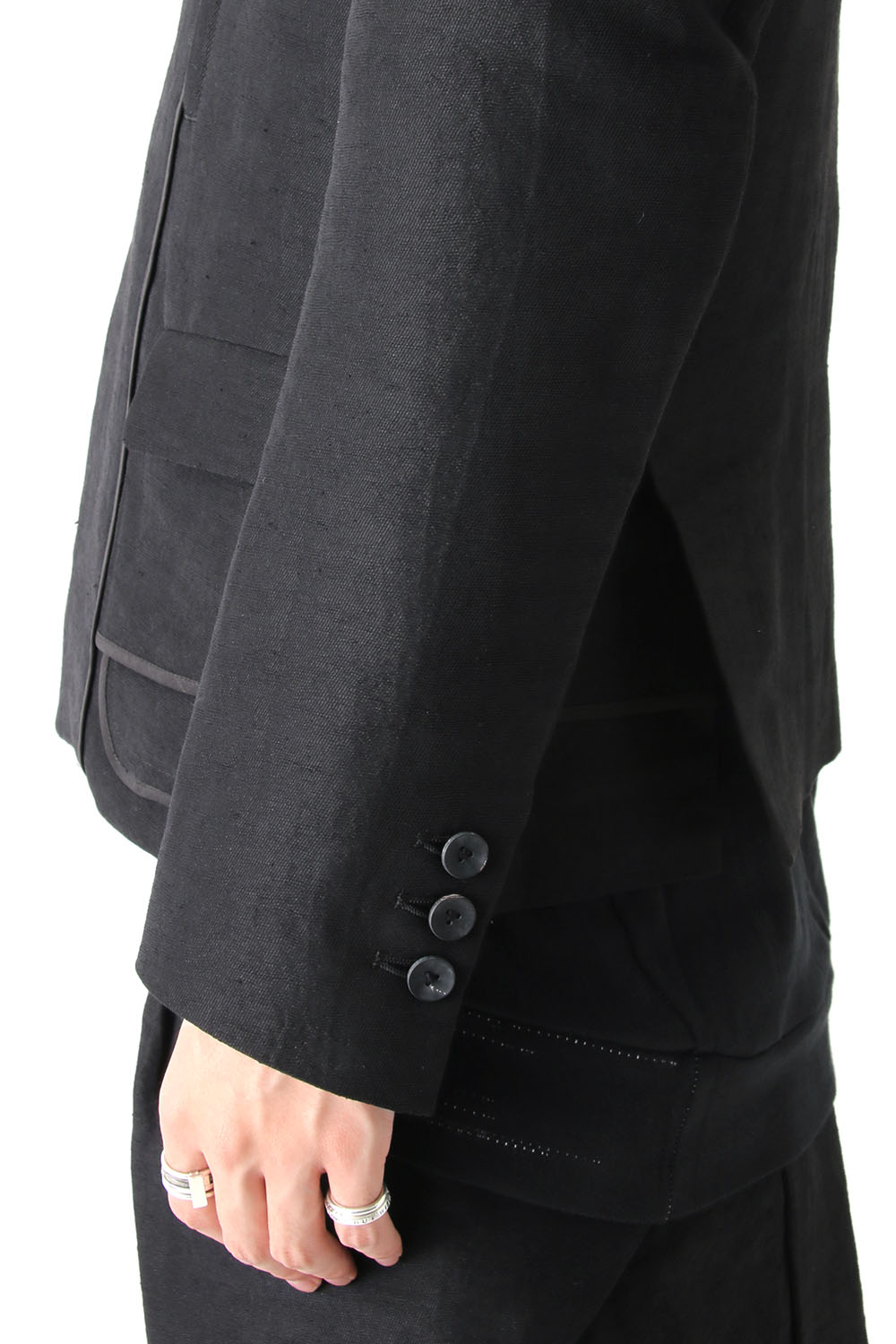 Linen Nylon Gabadine Jacket