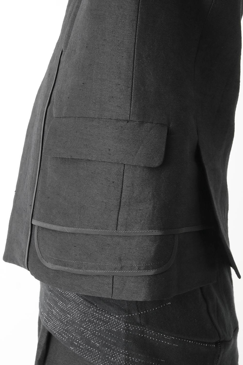 Linen Nylon Gabadine Jacket