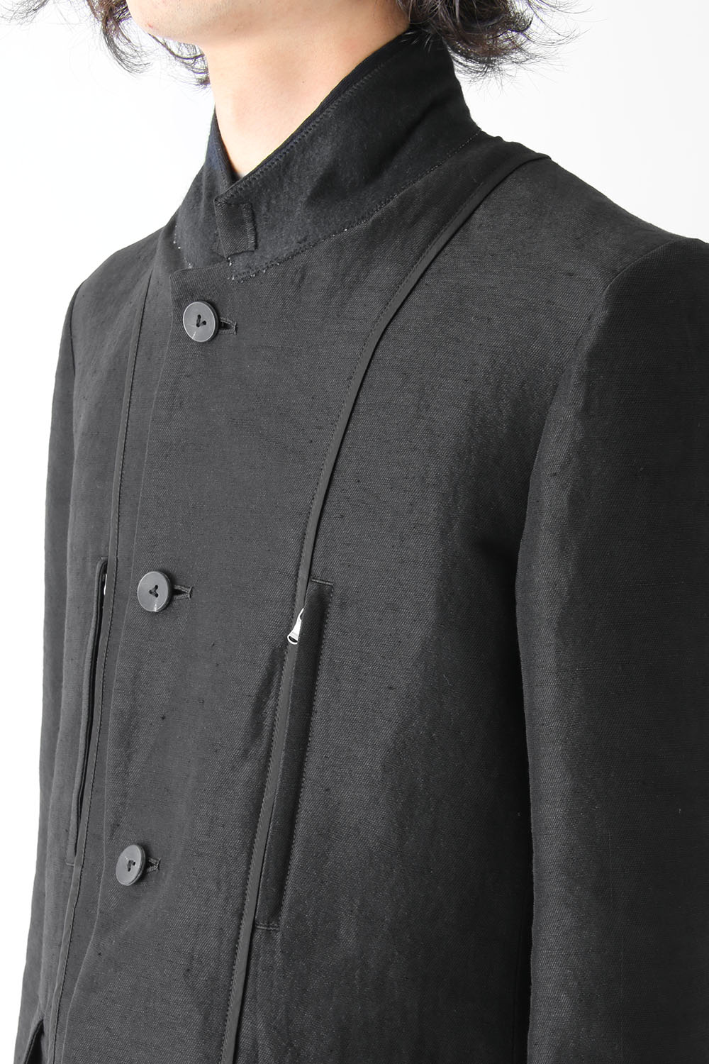 Linen Nylon Gabadine Jacket