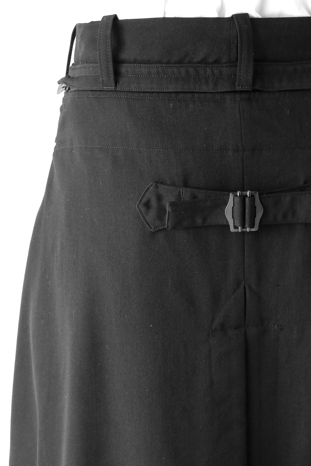 Wrinkle Garbardine Removable Skirt Pants