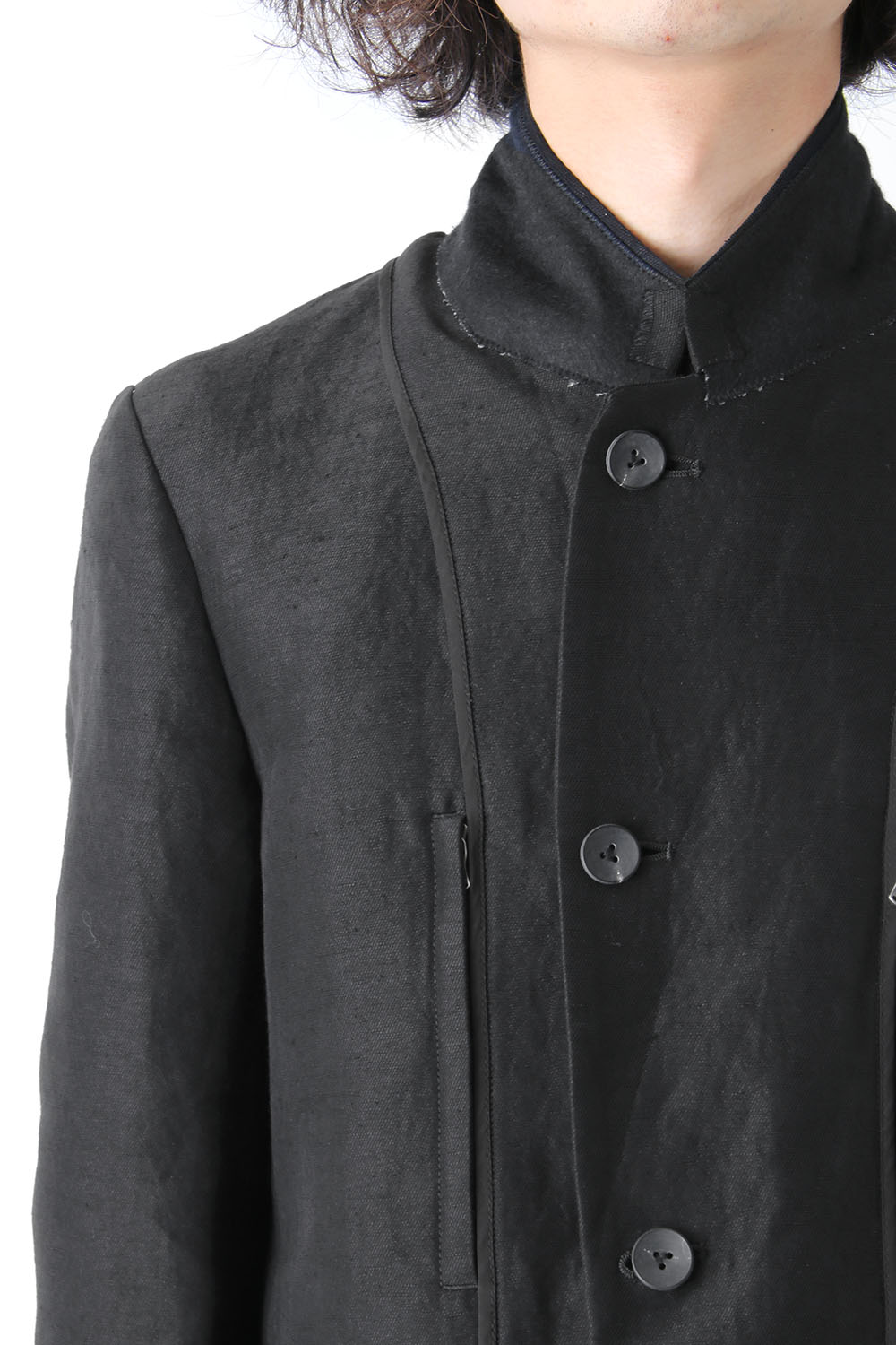 Linen Nylon Gabadine Jacket