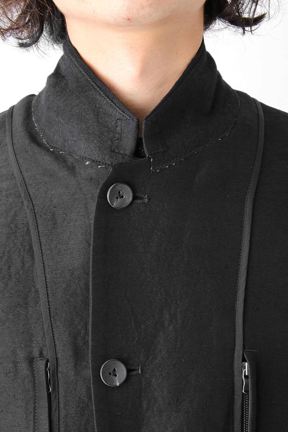 Linen Nylon Gabadine Jacket