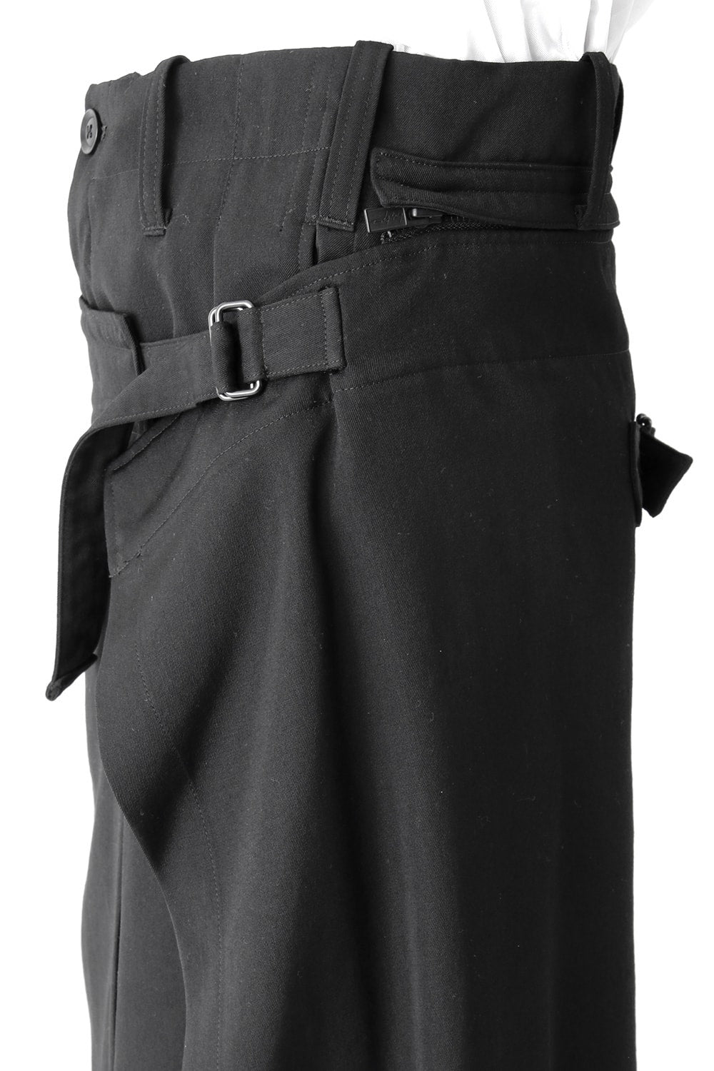 Wrinkle Garbardine Removable Skirt Pants