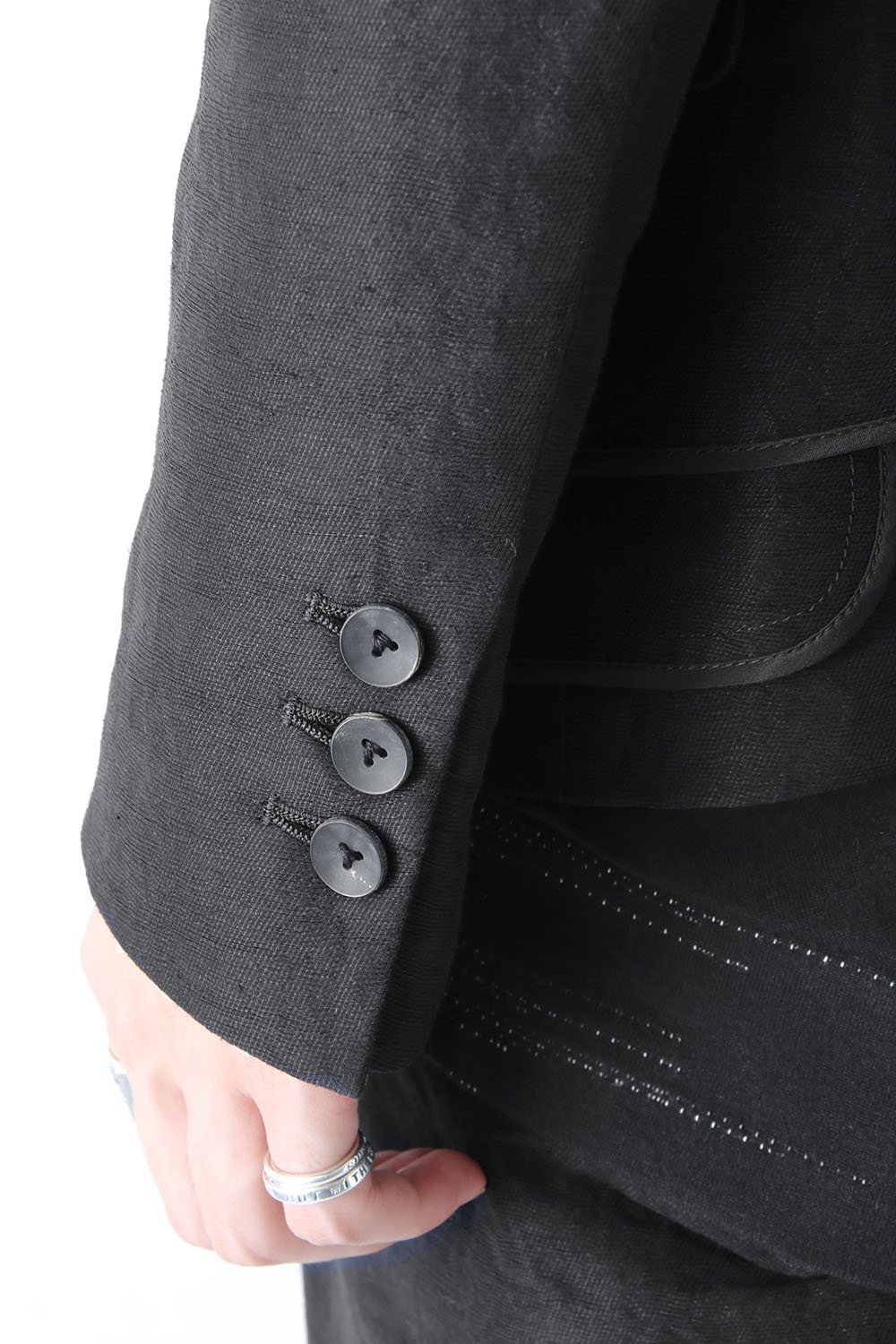 Linen Nylon Gabadine Jacket