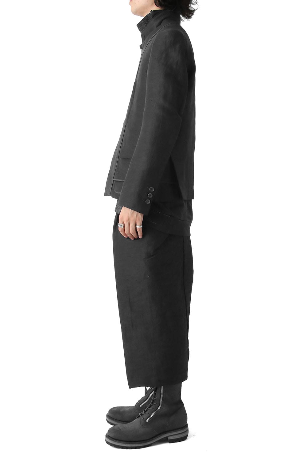 Linen Nylon Gabadine Jacket