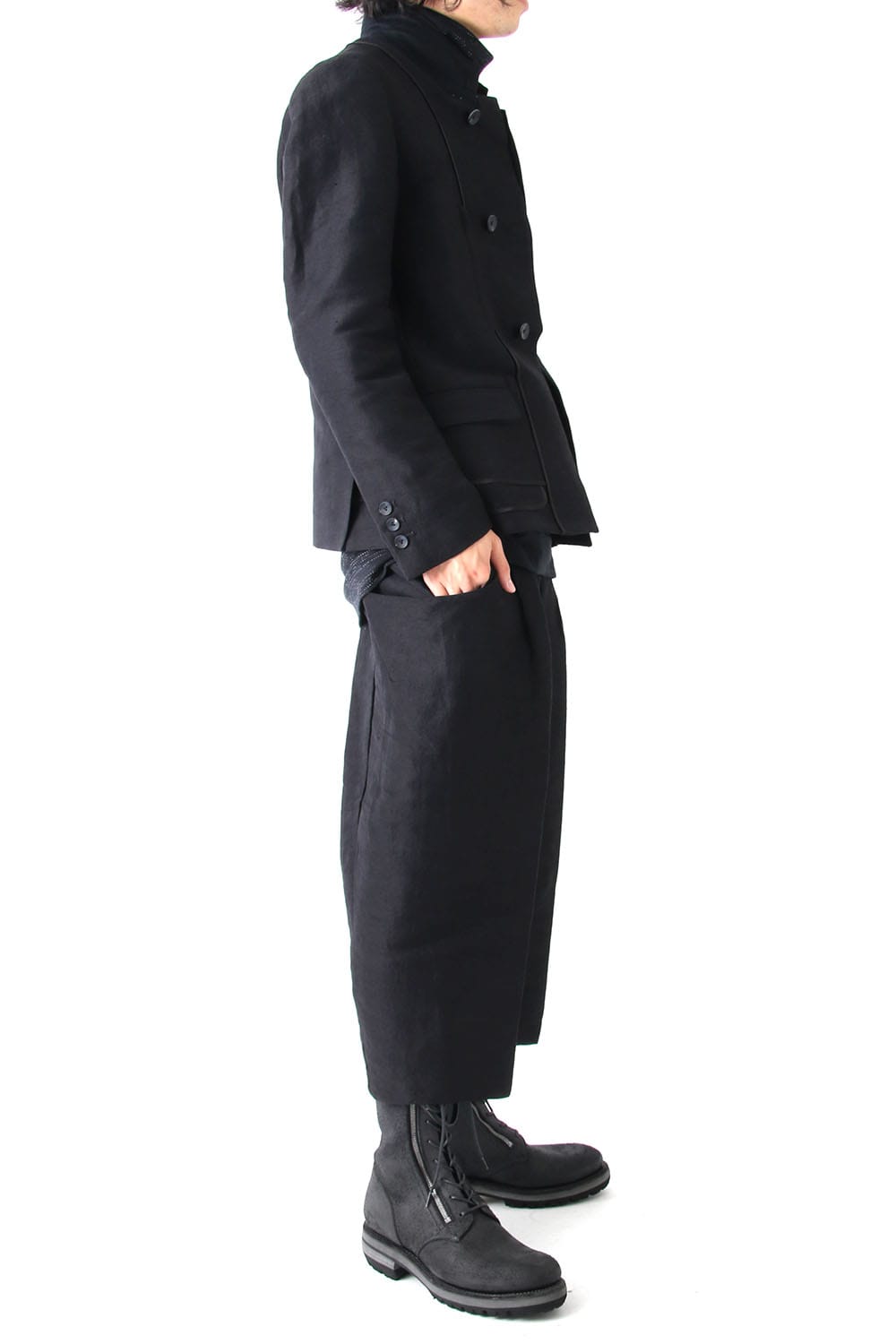 Linen Nylon Gabadine Jacket