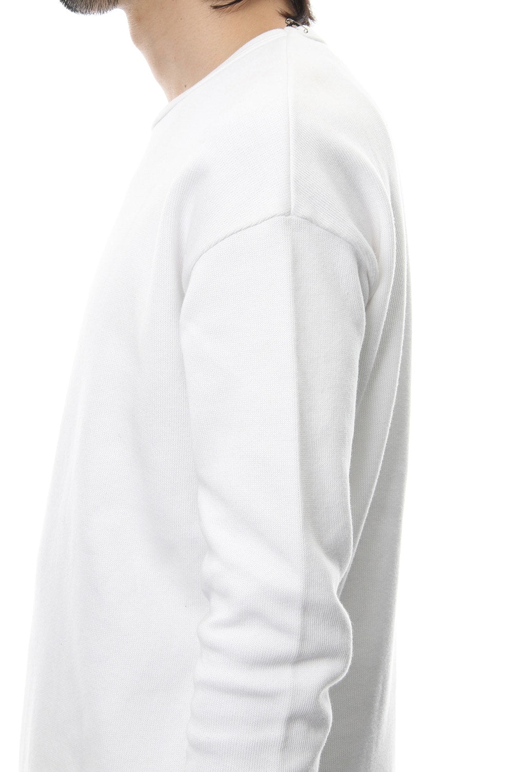 Double Face Layered L/S  RB-010 White
