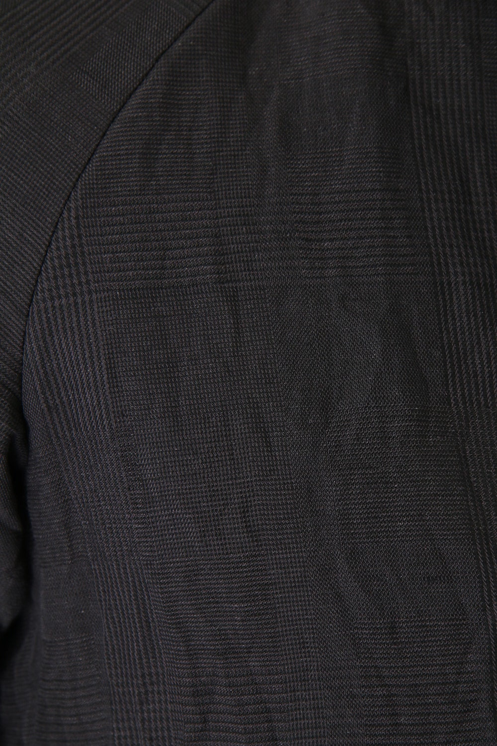 Jacket Cotton Linen Check Bordeaux