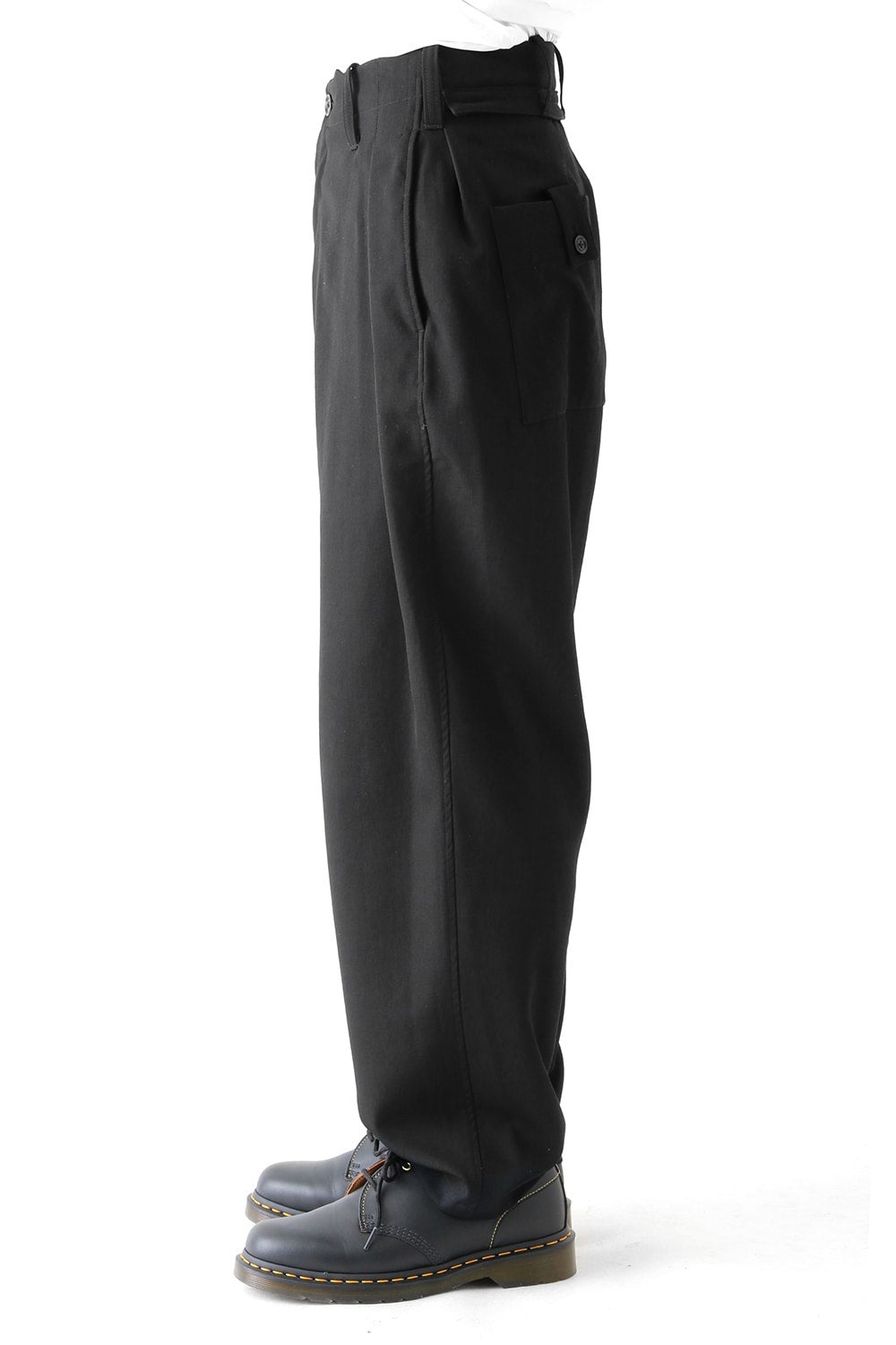 Wrinkle Garbardine Removable Skirt Pants