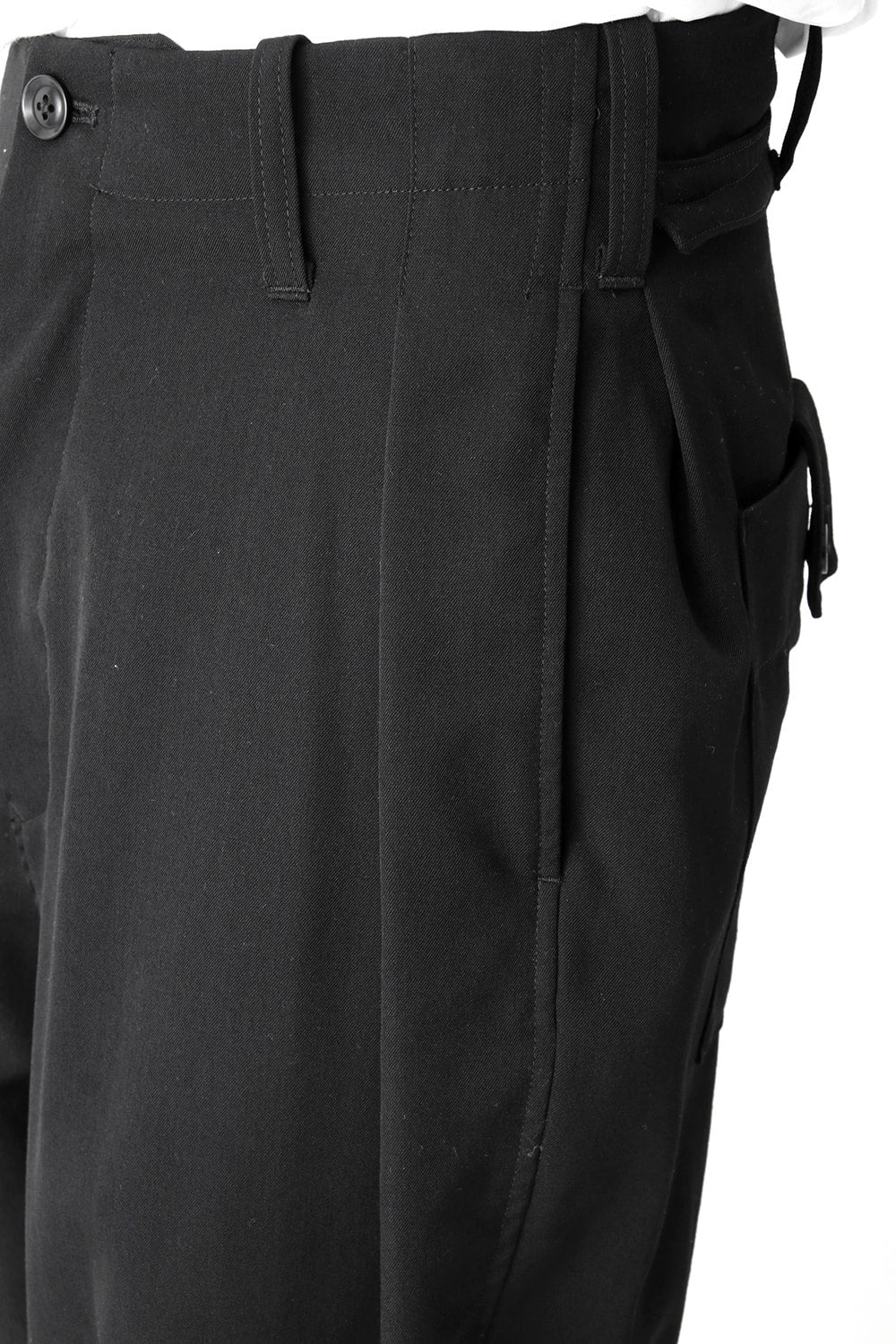 Wrinkle Garbardine Removable Skirt Pants