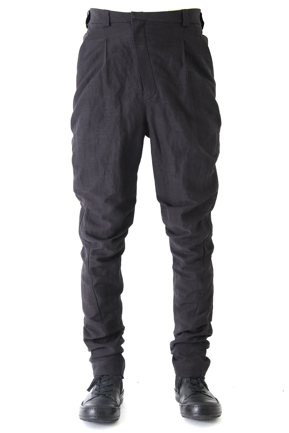 Jodhpurs Pants Cotton Linen Check