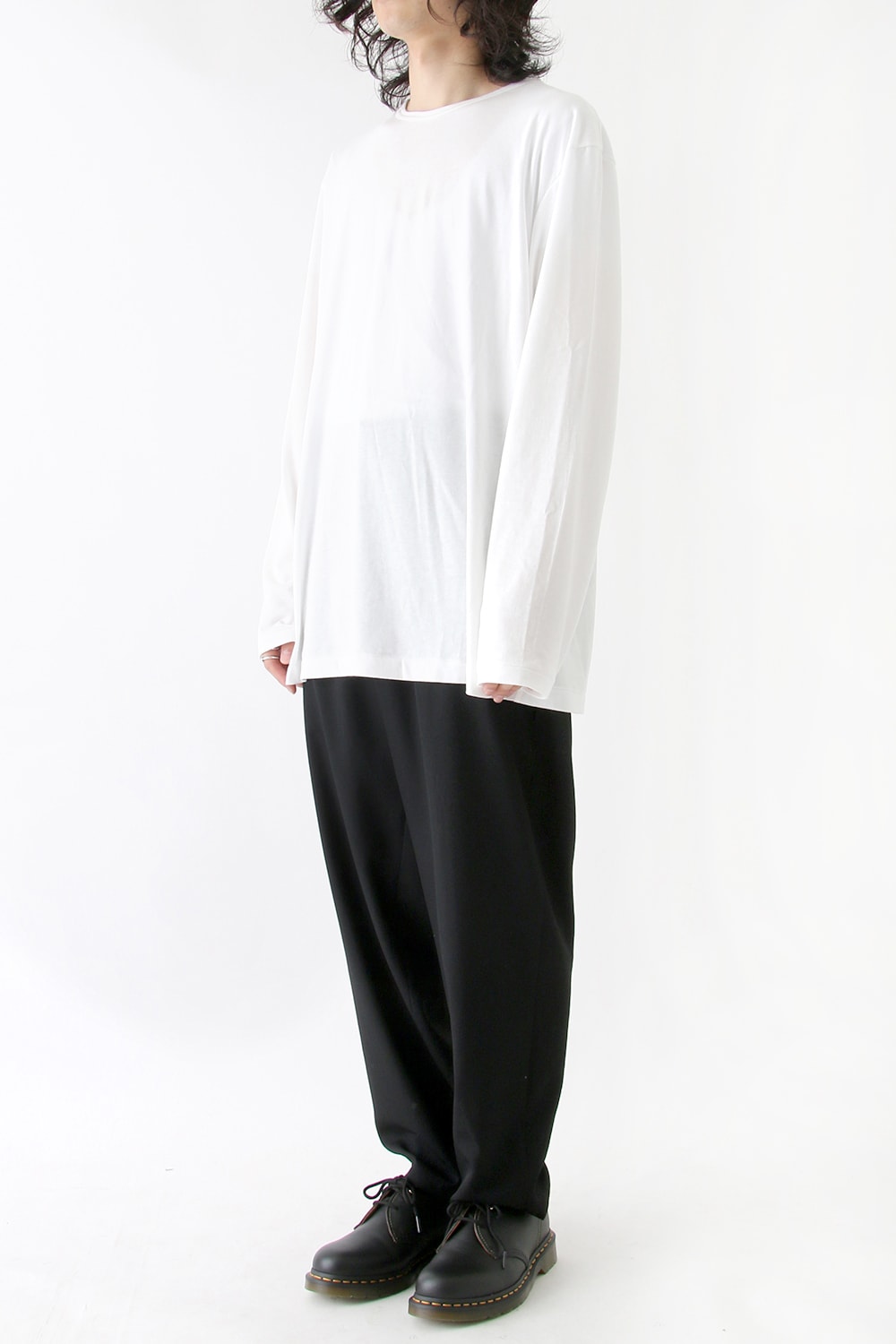 Wrinkle Garbardine Hanging Back Part Pants