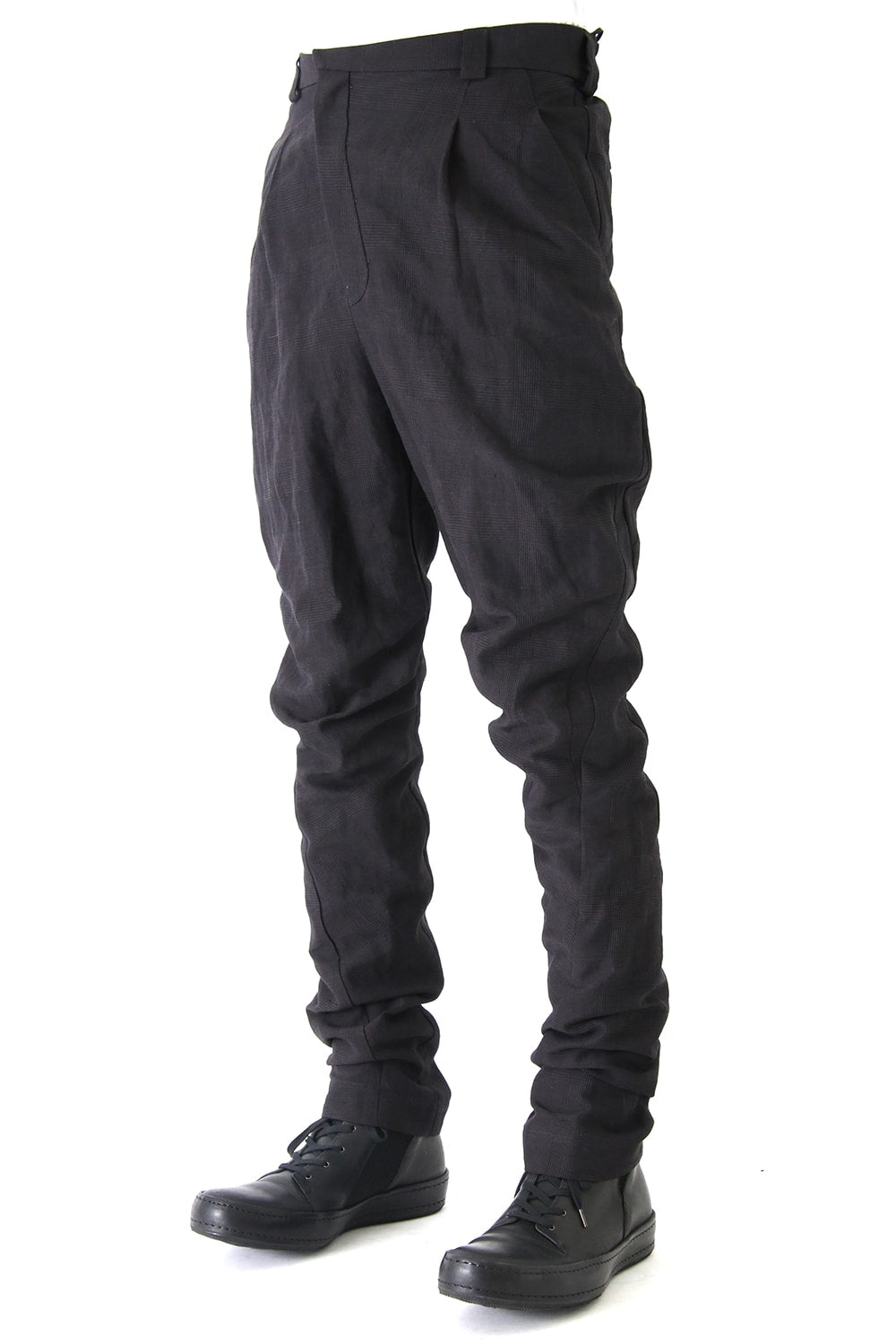 Jodhpurs Pants Cotton Linen Check