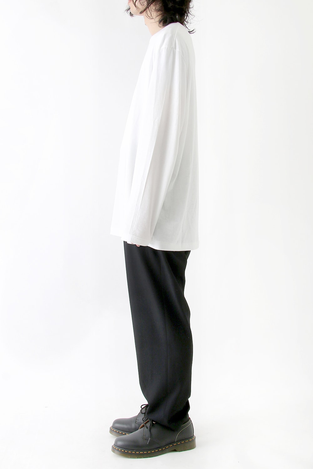 Wrinkle Garbardine Hanging Back Part Pants