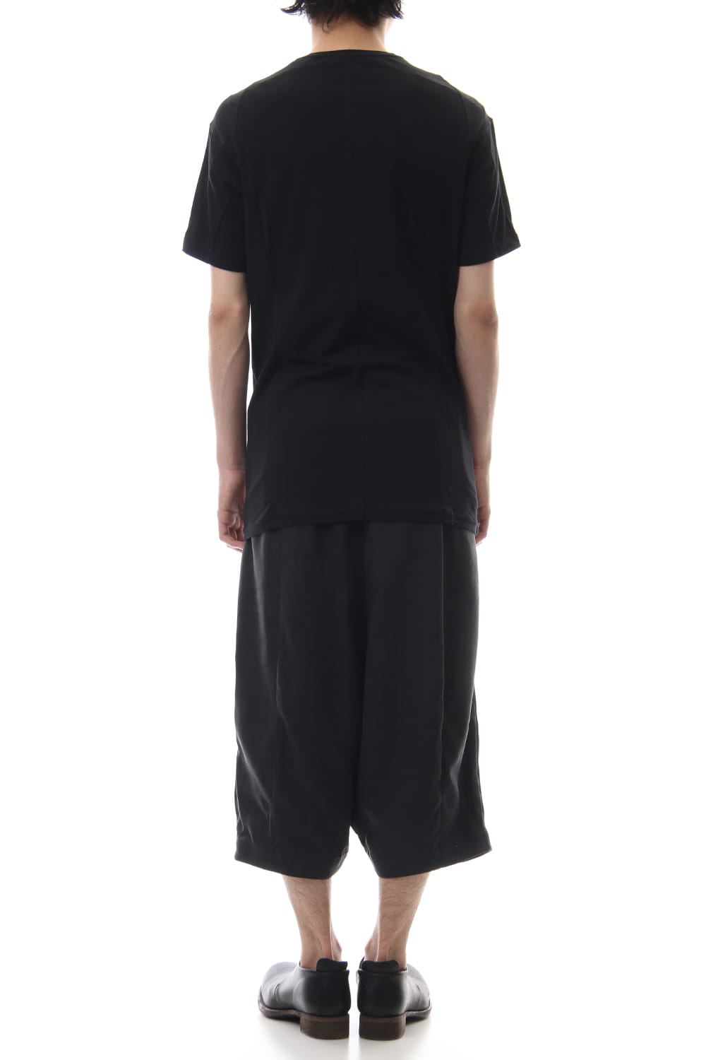 Short sleeve Cotton stretch jersey Regular fit - Black