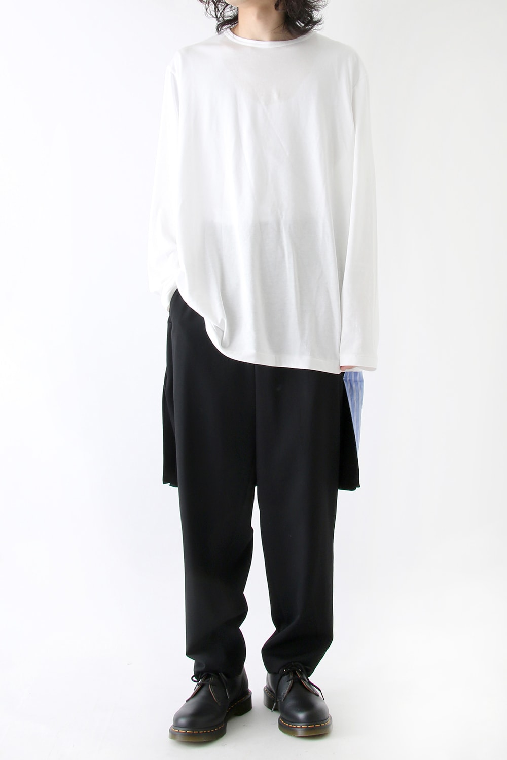 Wrinkle Garbardine Hanging Back Part Pants