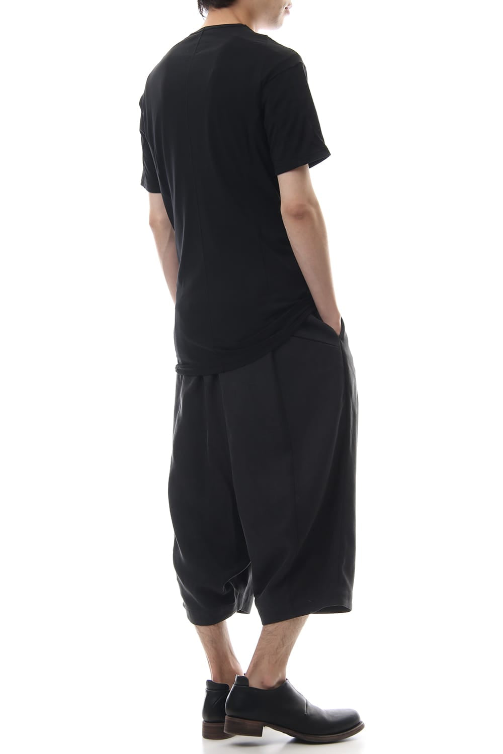 Short sleeve Cotton stretch jersey Regular fit - Black