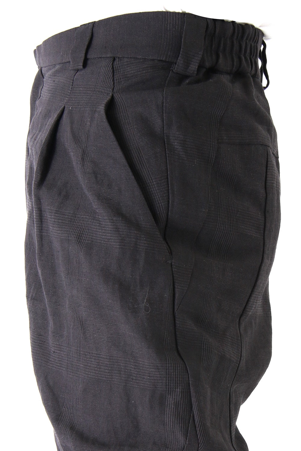 Jodhpurs Pants Cotton Linen Check